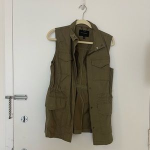 Banana republic vest, army green